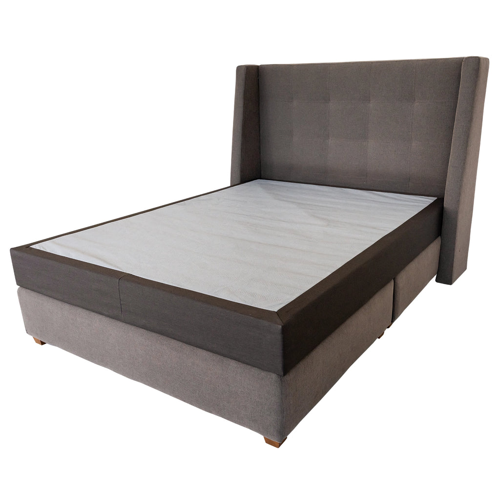 NoFlex Mattress Foundation shown on a bed frame