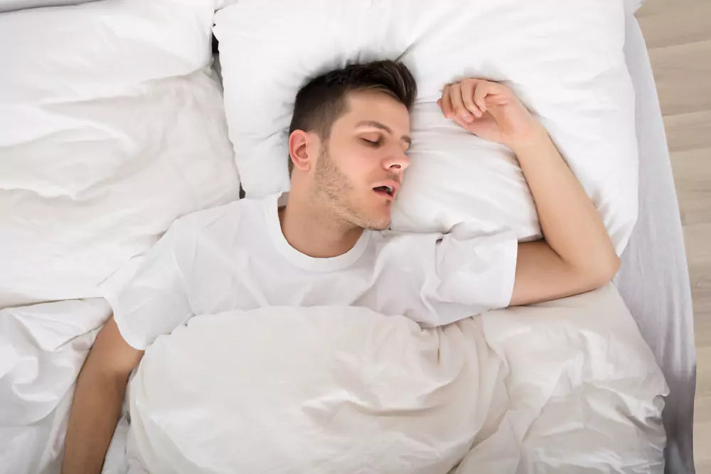 man enjoying deep sleep cycle