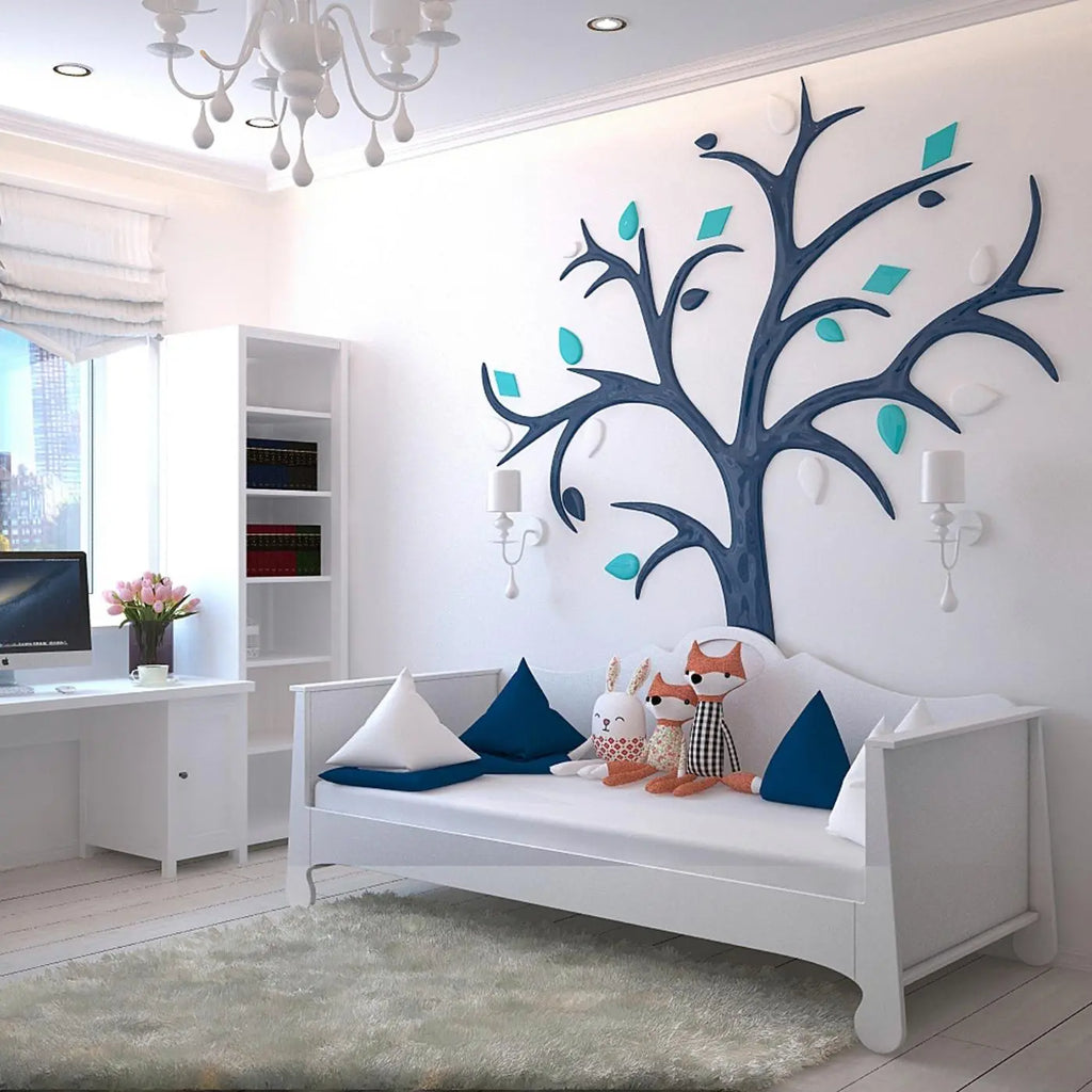 Essentia Grateful Bed JR kids mattress shown in child's room with stuffed animals.