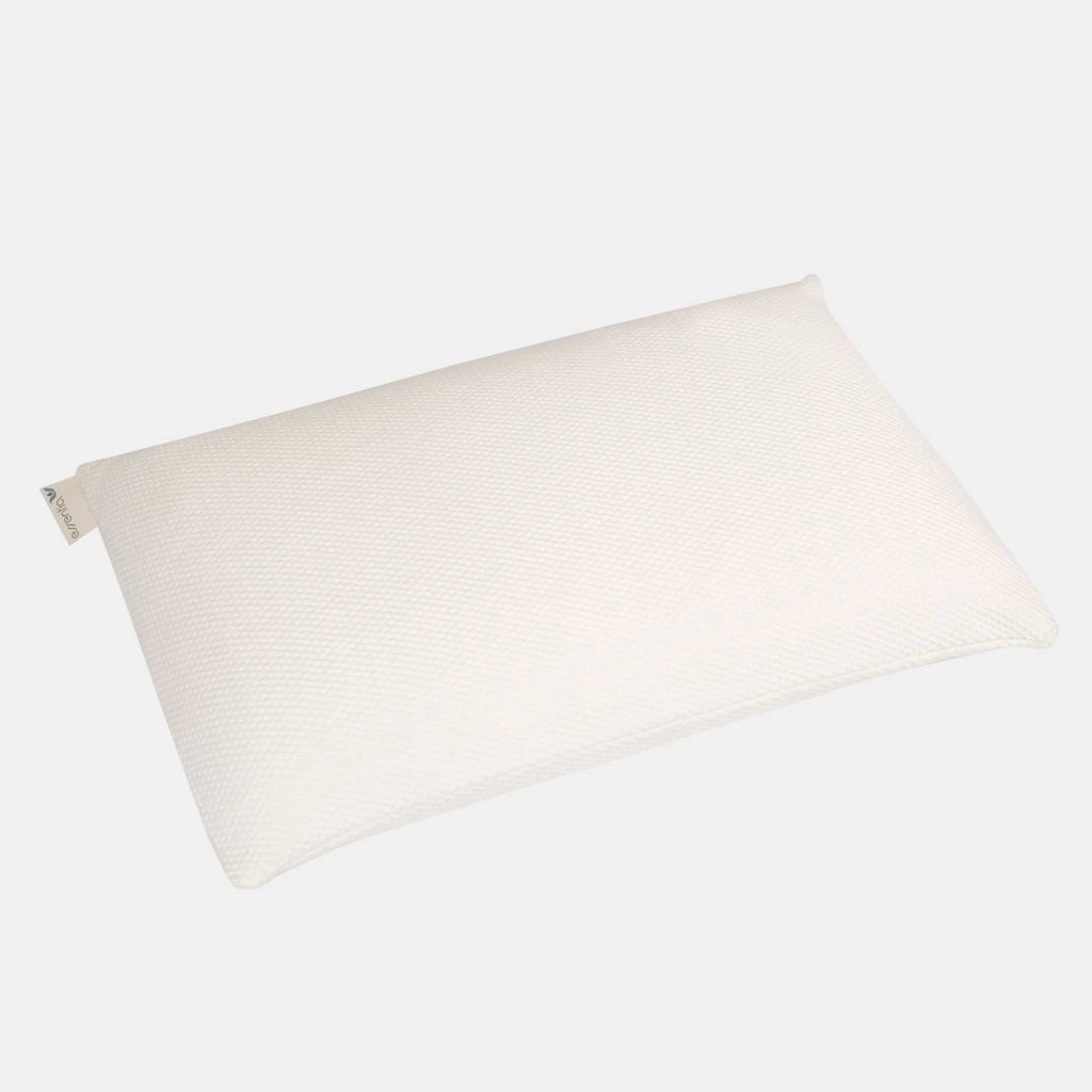 Classic organic foam pillow with GOTS certified organic cotton natural color cover