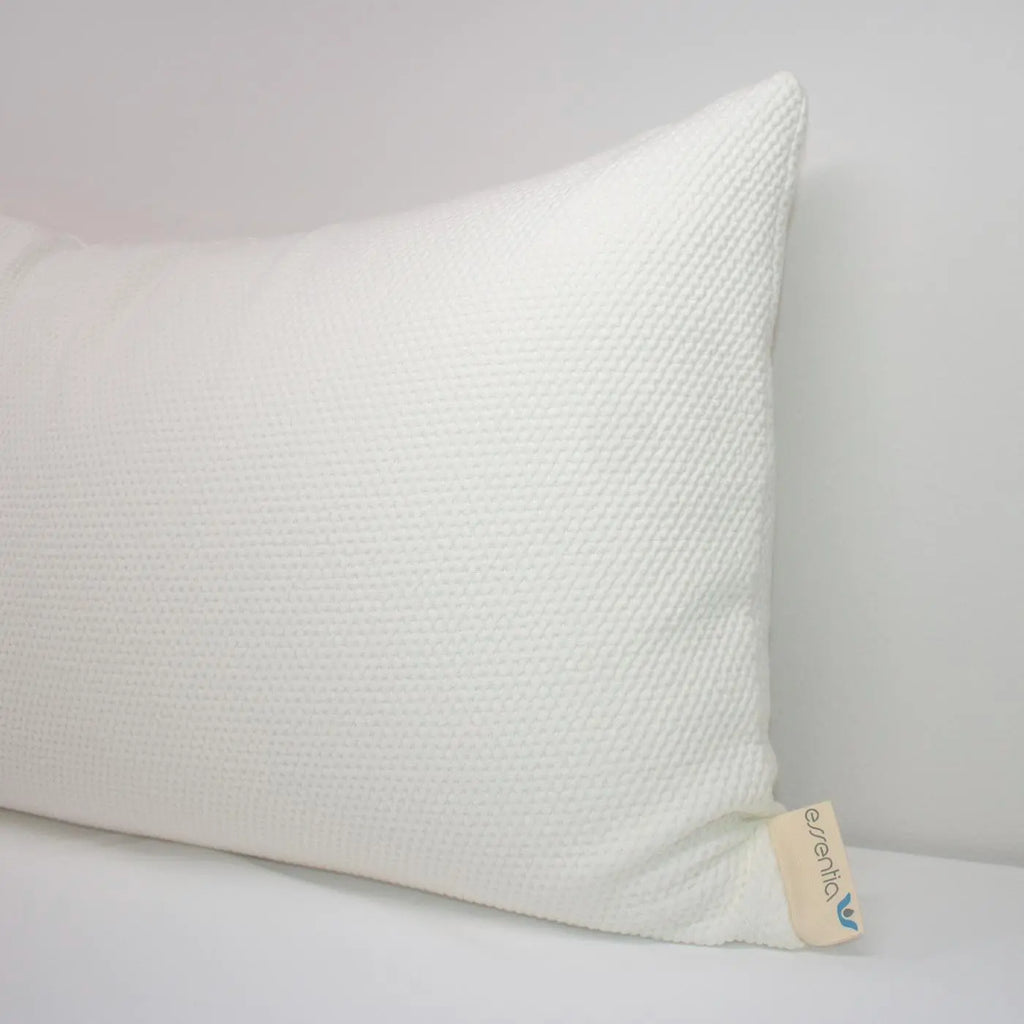 Essentia Comfort pillow with natural color cover.